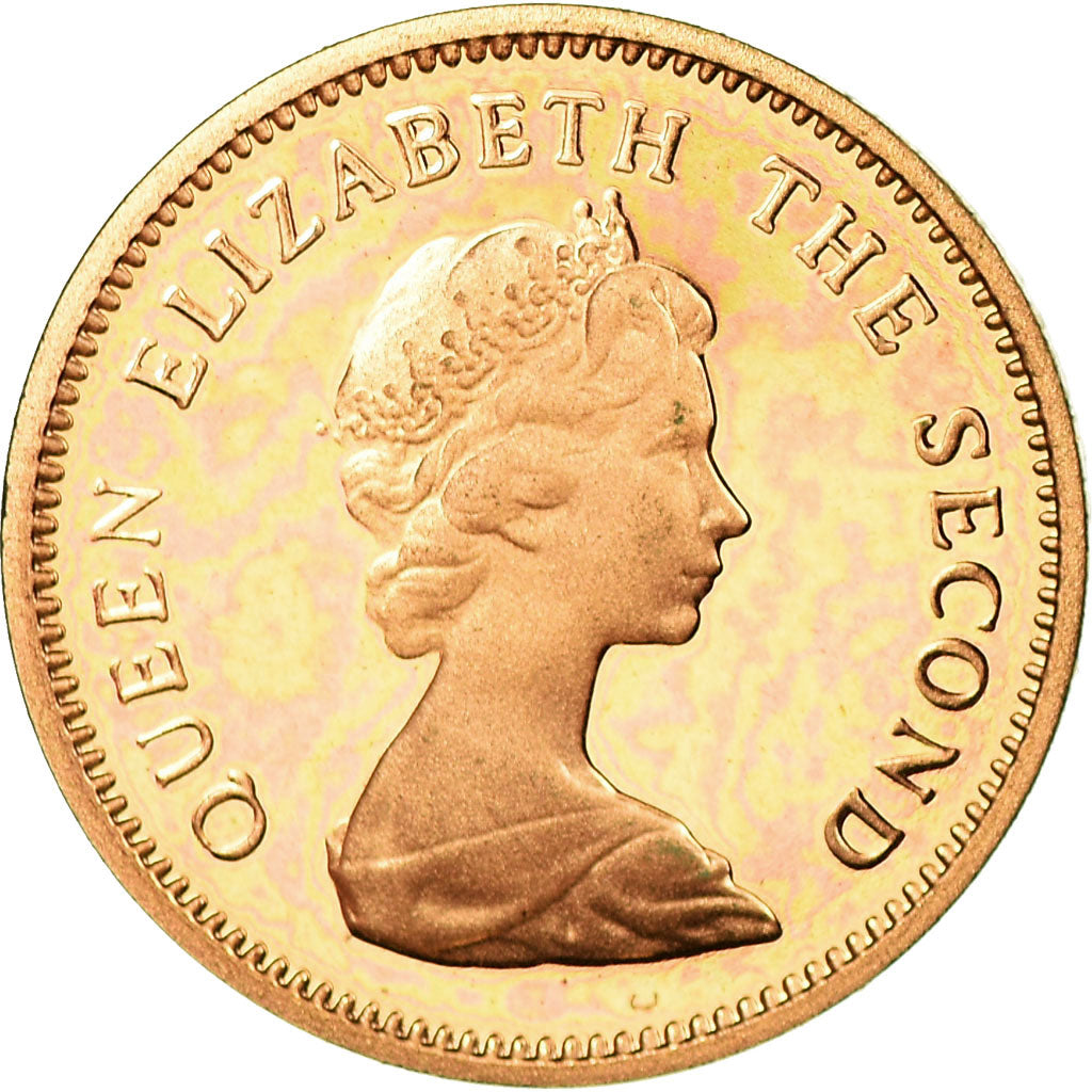 Munten, Falkland Eilanden, Elizabeth II, 1/2 Penny, 1980, Proof, PR, Bronze