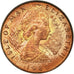 Moneda, Isla de Man, Elizabeth II, 1/2 Penny, 1980, MBC, Bronce, KM:58