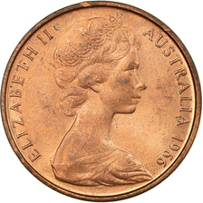 Coin, Australia, Elizabeth II, 2 Cents, 1966, AU(55-58), Bronze, KM:63