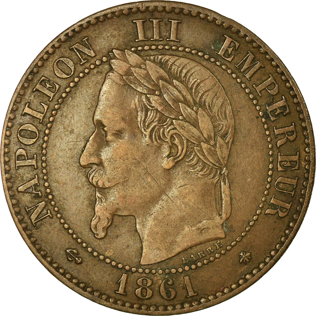 Coin, France, Napoleon III, Napoléon III, 2 Centimes, 1861, Paris, EF(40-45)