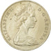 Coin, Gibraltar, Elizabeth II, Crown, 1967, EF(40-45), Copper-nickel, KM:4