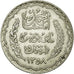 Coin, Tunisia, Ahmad Pasha Bey, 5 Francs, 1939, Paris, MS(60-62), Silver, KM:264