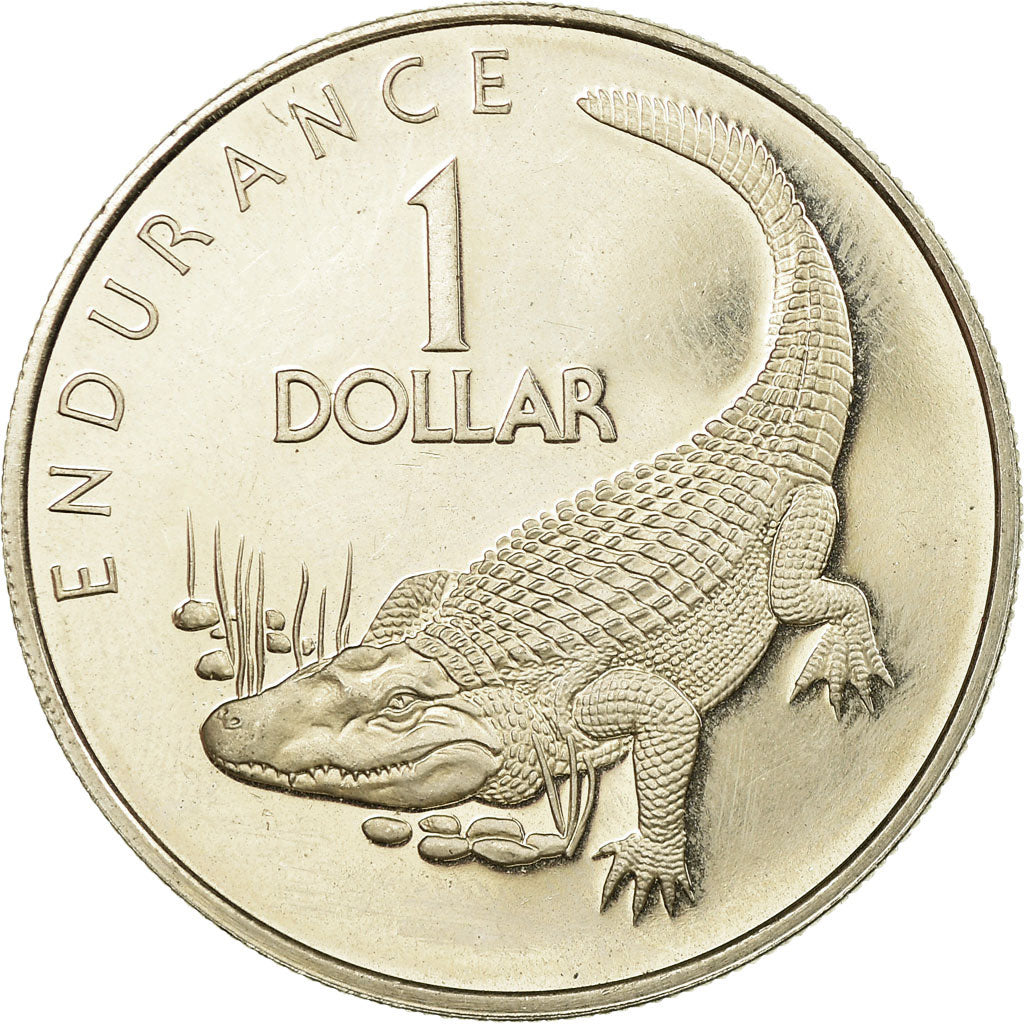 Coin, Guyana, Dollar, 1978, Franklin Mint, Proof, AU(55-58), Copper-nickel