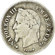Coin, France, Napoleon III, Napoléon III, 20 Centimes, 1866, Strasbourg