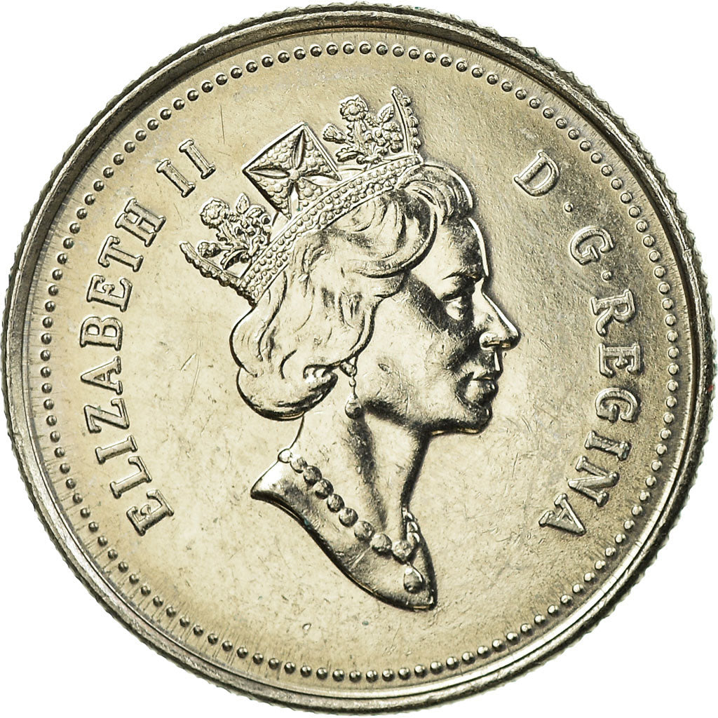 Coin, Canada, Elizabeth II, 10 Cents, 1992, Royal Canadian Mint, Ottawa