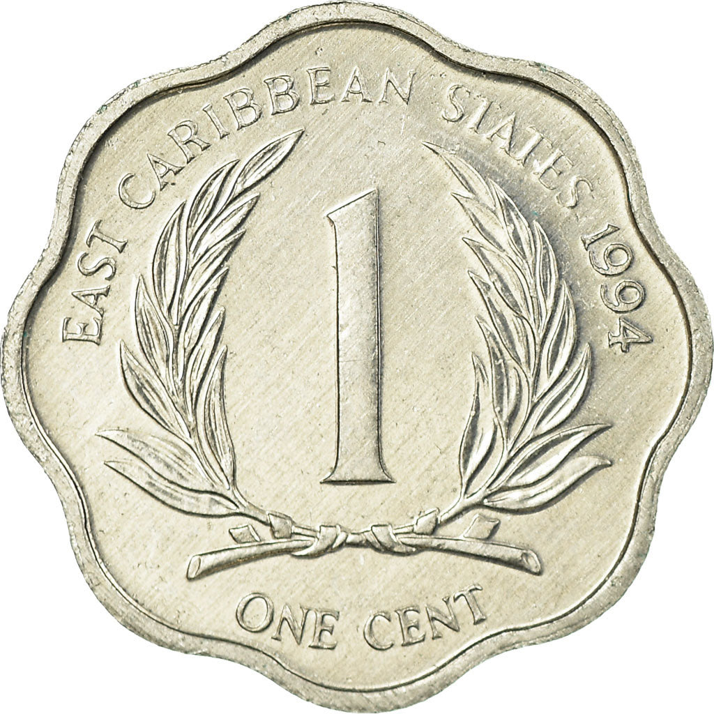 Moneta, Państwa Wschodnich Karaibów, Elizabeth II, Cent, 1994, EF(40-45)