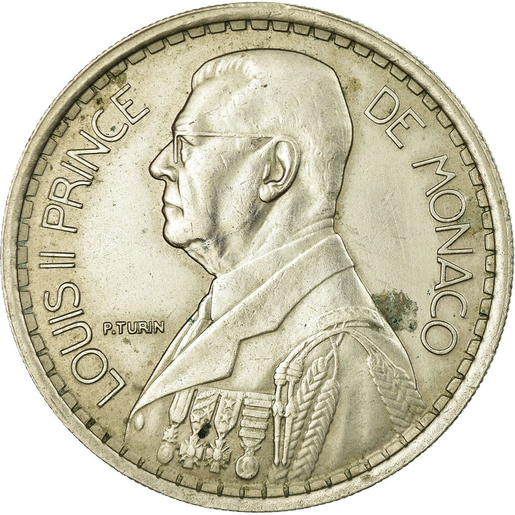 Moneta, Monaco, Louis II, 20 Francs, Vingt, 1947, Paris, EF(40-45)