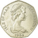 Munten, Eiland Man, Elizabeth II, 50 Pence, 1984, PR, Copper-nickel, KM:126