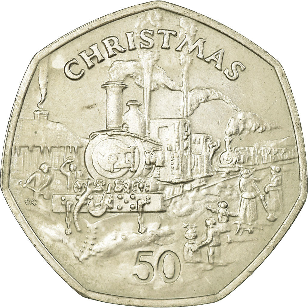 Monnaie, Isle of Man, Elizabeth II, 50 Pence, 1984, SUP, Copper-nickel, KM:127