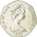 Münze, Isle of Man, Elizabeth II, 50 Pence, 1981, VZ, Copper-nickel, KM:83
