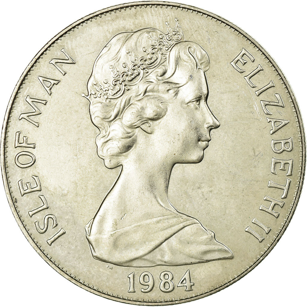 Monnaie, Isle of Man, Elizabeth II, Crown, 1984, Pobjoy Mint, SUP