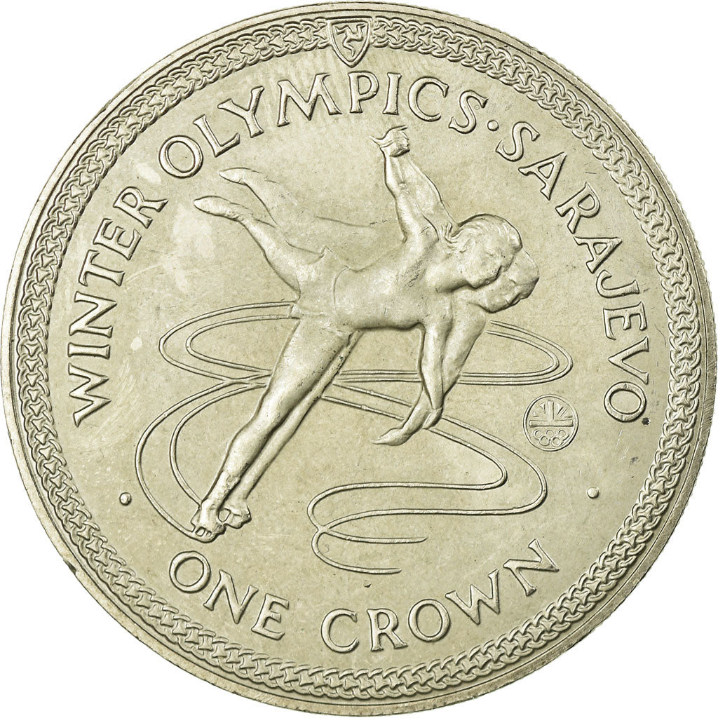 Monnaie, Isle of Man, Elizabeth II, Crown, 1984, Pobjoy Mint, SUP