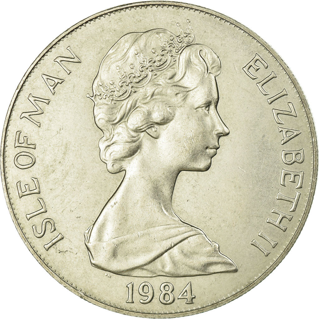 Monnaie, Isle of Man, Elizabeth II, Crown, 1984, Pobjoy Mint, SUP