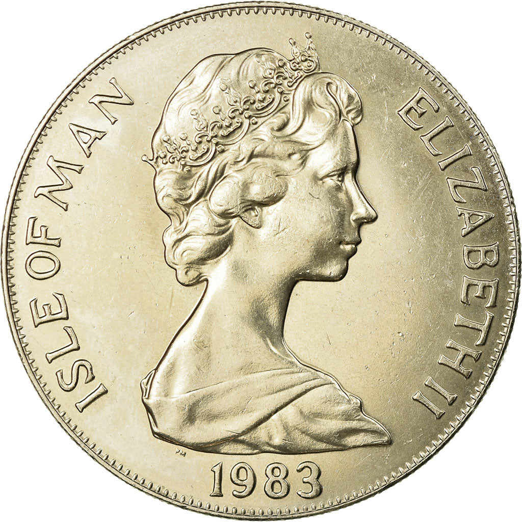 Monnaie, Isle of Man, Elizabeth II, Crown, 1983, Pobjoy Mint, SUP