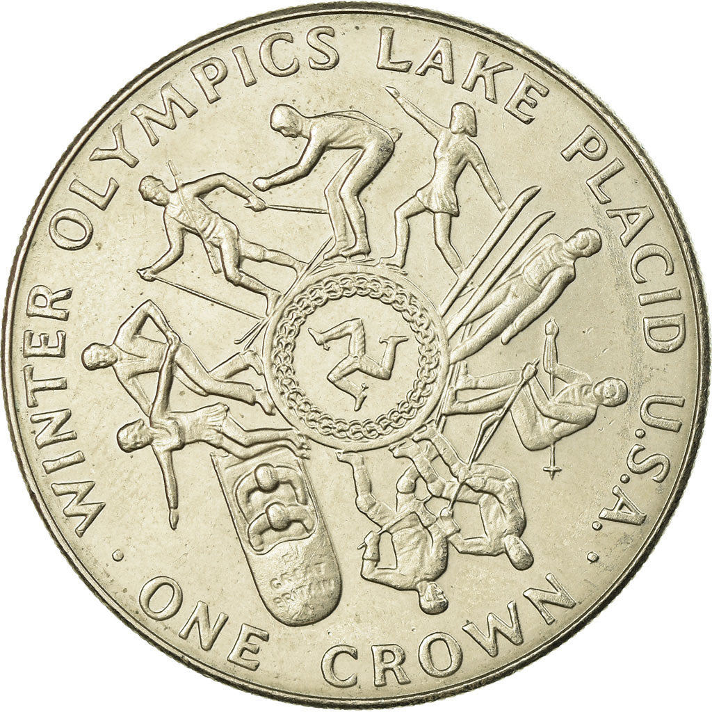 Monnaie, Isle of Man, Elizabeth II, Crown, 1980, Pobjoy Mint, SUP