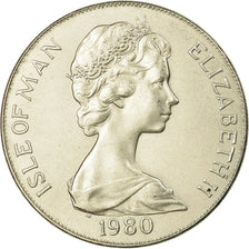 Moneta, Isola di Man, Elizabeth II, Crown, 1980, Pobjoy Mint, SPL-, Copper-Lead