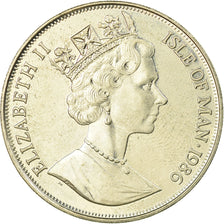 Monnaie, Isle of Man, Elizabeth II, Crown, 1986, Pobjoy Mint, SUP