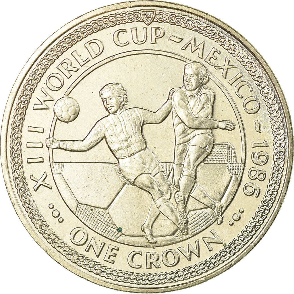 Monnaie, Isle of Man, Elizabeth II, Crown, 1986, Pobjoy Mint, SUP