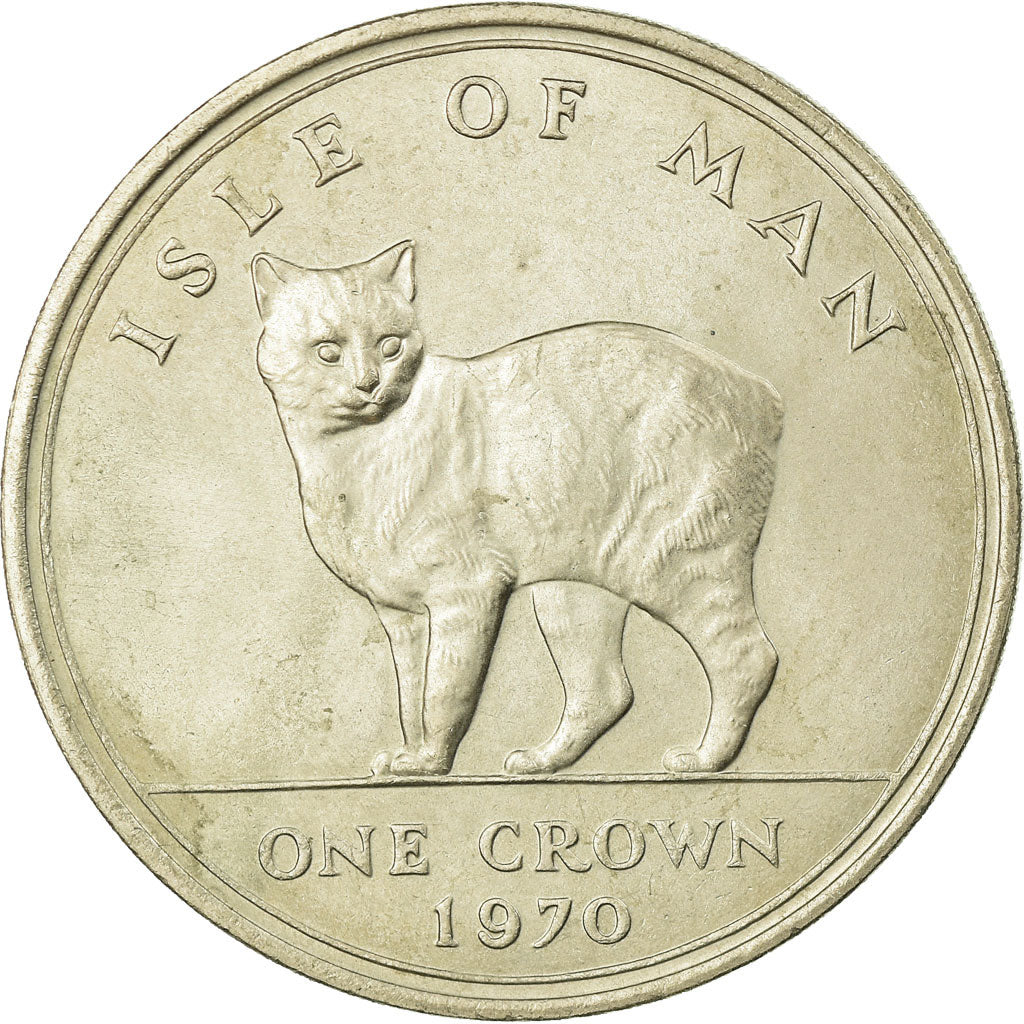 Monnaie, Isle of Man, Elizabeth II, Crown, 1970, Pobjoy Mint, SUP