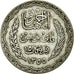 Moneta, Tunisia, Ahmad Pasha Bey, 5 Francs, 1934, Paris, MB+, Argento, KM:261