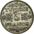 Moneda, Túnez, Ahmad Pasha Bey, 5 Francs, 1934, Paris, BC+, Plata, KM:261