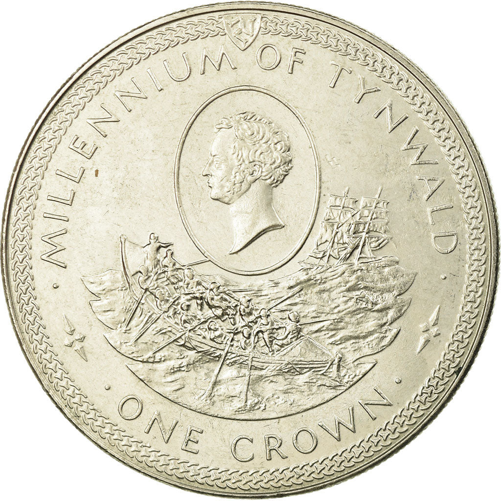 Moneta, Isola di Man, Elizabeth II, Crown, 1979, Pobjoy Mint, SPL-, Rame-nichel