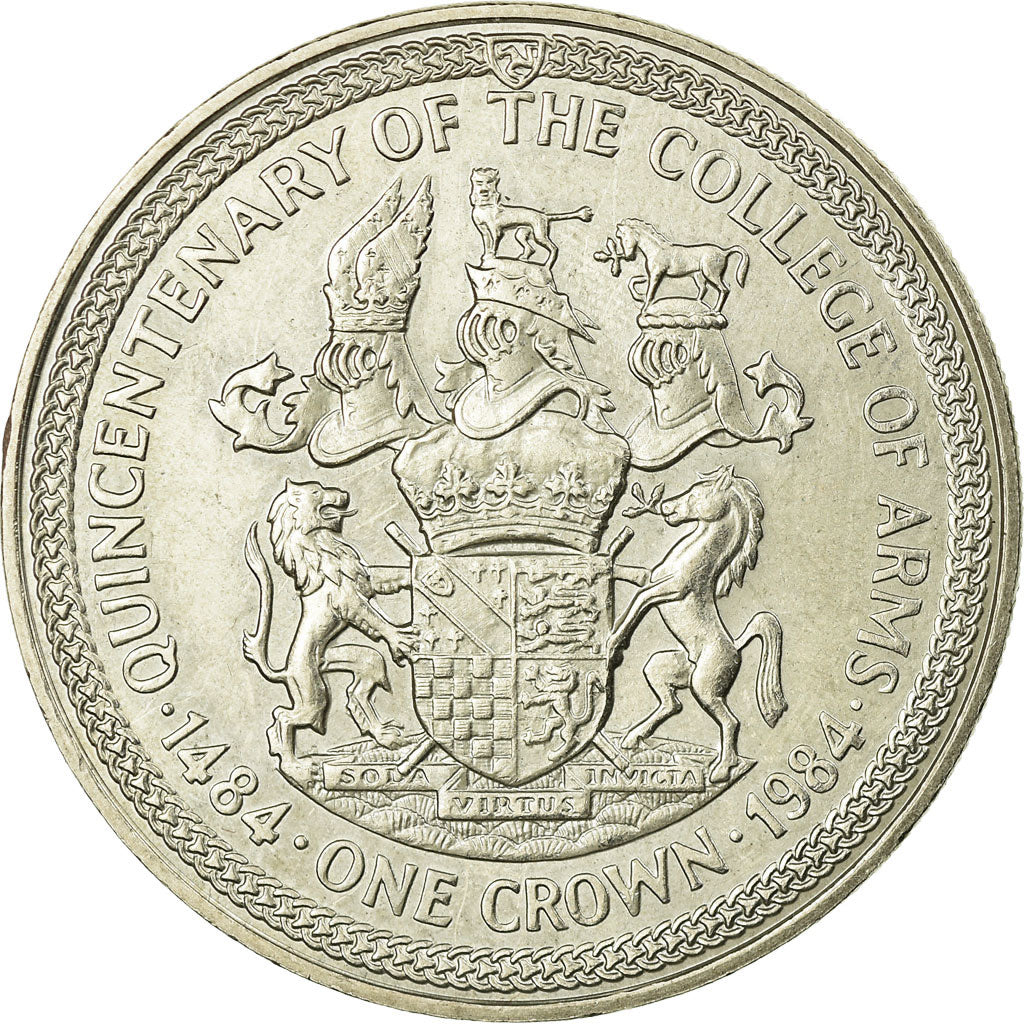 Monnaie, Isle of Man, Crown, 1984, SUP, Copper-nickel