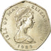 Münze, Isle of Man, Elizabeth II, 20 Pence, 1982, VZ, Copper-nickel, KM:90