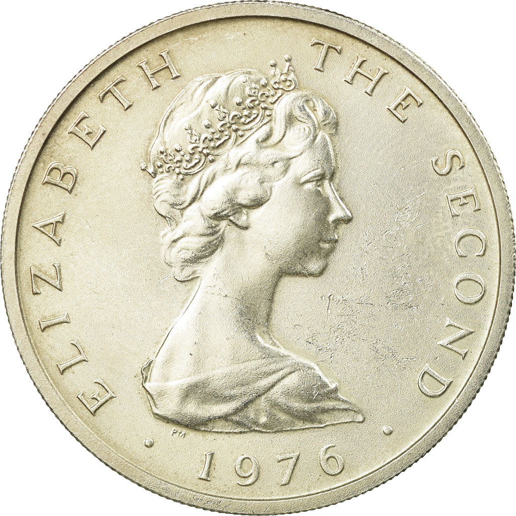 Monnaie, Isle of Man, Elizabeth II, 10 Pence, 1976, Pobjoy Mint, SUP