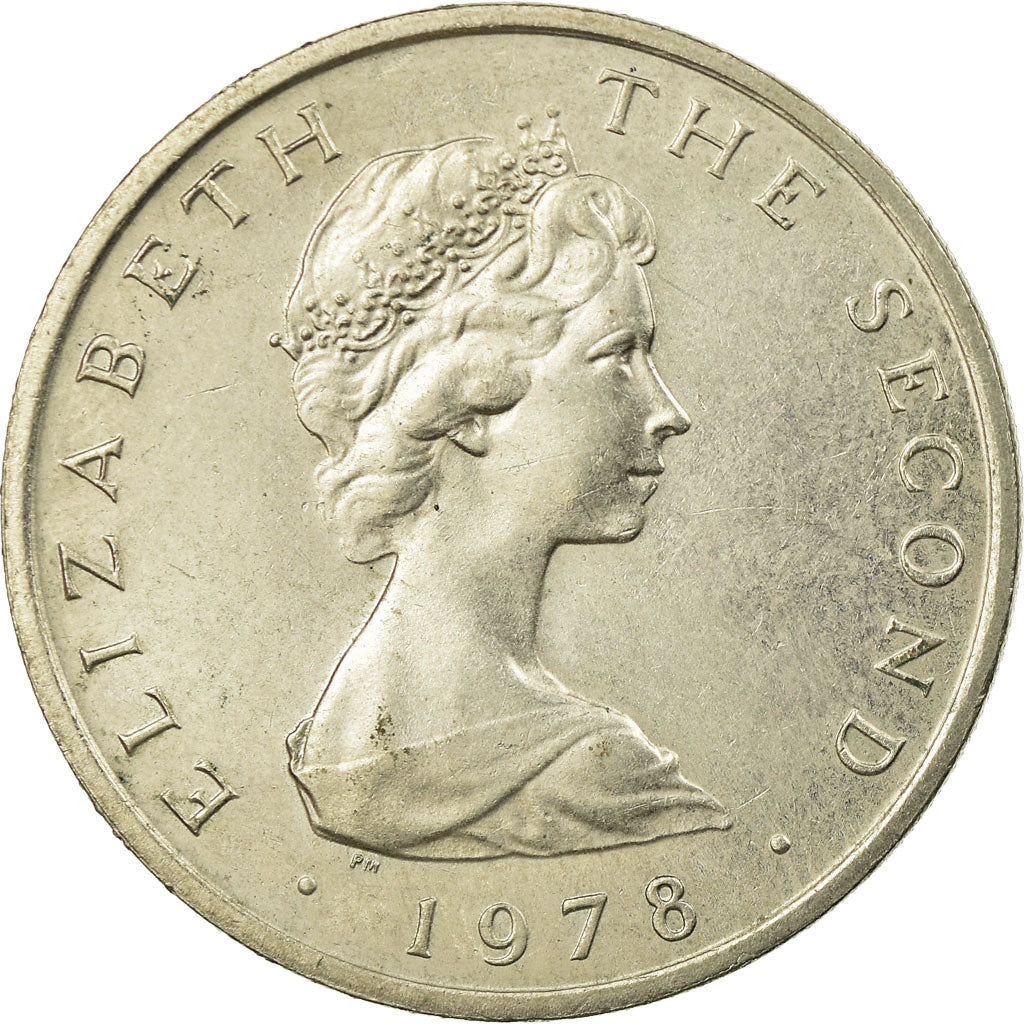 Coin, Isle of Man, Elizabeth II, 10 Pence, 1978, Pobjoy Mint, AU(55-58)