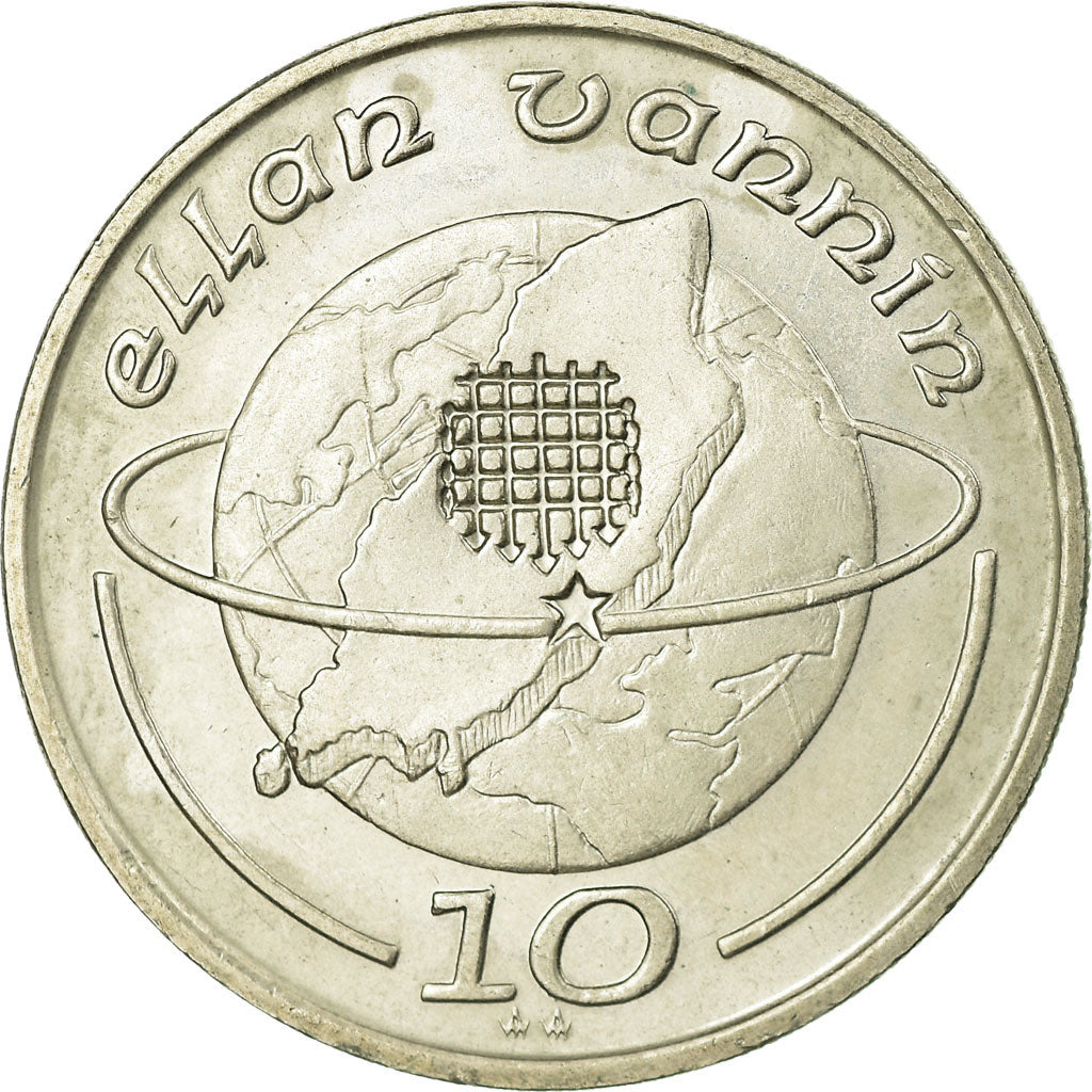 Moneta, Isola di Man, Elizabeth II, 10 Pence, 1990, Pobjoy Mint, SPL-