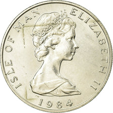 Münze, Isle of Man, Elizabeth II, 5 Pence, 1984, VZ, Copper-nickel, KM:114