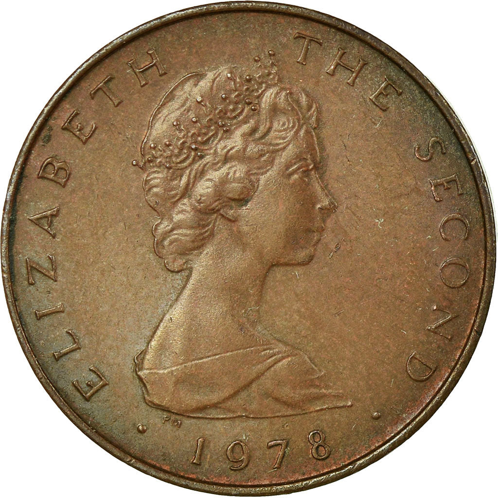 Coin, Isle of Man, Elizabeth II, Penny, 1978, EF(40-45), Bronze, KM:33