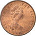 Moneta, Isola di Man, Elizabeth II, 1/2 Penny, 1977, BB, Bronzo, KM:40