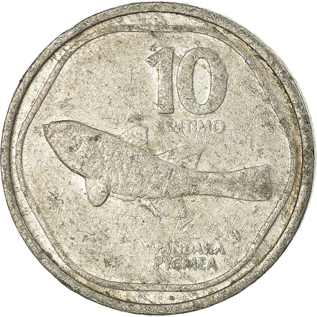 Coin, Philippines, 10 Sentimos, 1983, EF(40-45), Aluminum, KM:240.1