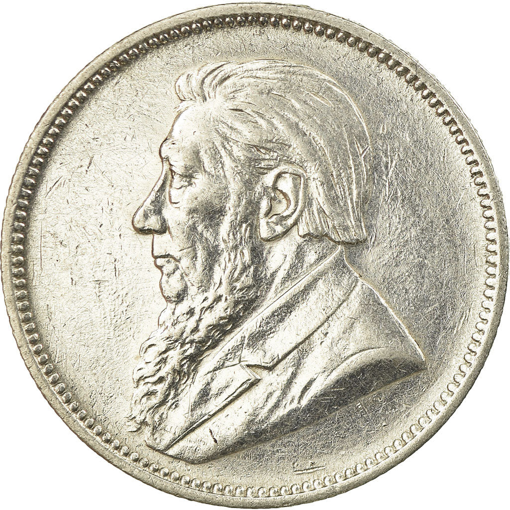 Coin, South Africa, 2 Shillings, 1897, EF(40-45), Silver, KM:6