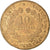 Moeda, França, Cérès, 10 Centimes, 1872, Bordeaux, VF(30-35), Bronze