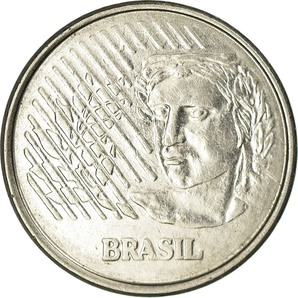 Coin, Brazil, Real, 1994, EF(40-45), Stainless Steel, KM:636