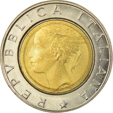 Münze, Italien, 500 Lire, 1995, Rome, VZ, Bi-Metallic, KM:111