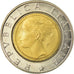 Münze, Italien, 500 Lire, 1995, Rome, VZ, Bi-Metallic, KM:111