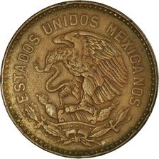 Coin, Mexico, 50 Centavos, 1956, Mexico City, EF(40-45), Bronze, KM:450
