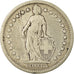 Coin, Switzerland, 2 Francs, 1878, Bern, VF(30-35), Silver, KM:21