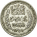 Coin, Tunisia, Ahmad Pasha Bey, 5 Francs, 1934, Paris, AU(50-53), Silver, KM:261