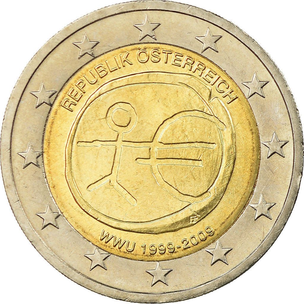 Oostenrijk, 2 Euro, EMU, 2009, UNC-, Bi-Metallic