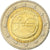 Austria, 2 Euro, EMU, 2009, MS(63), Bimetaliczny