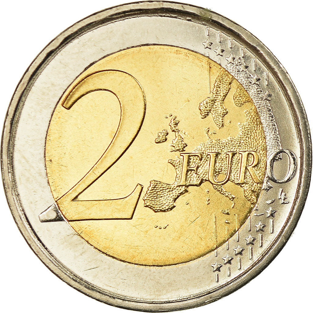 Spain, 2 Euro, EMU, 2009, MS(63), Bi-Metallic