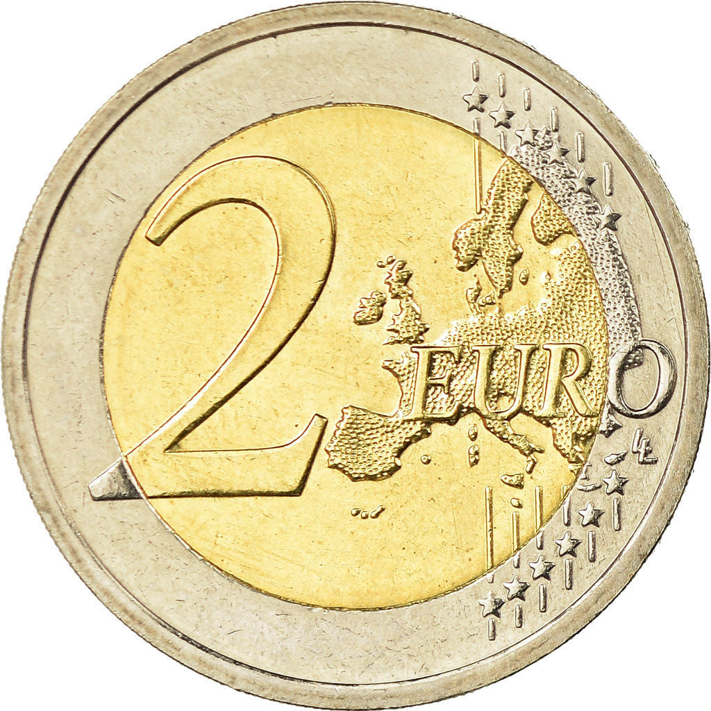 Eslováquia, 2 Euro, EMU, 2009, MS(63), Bimetálico