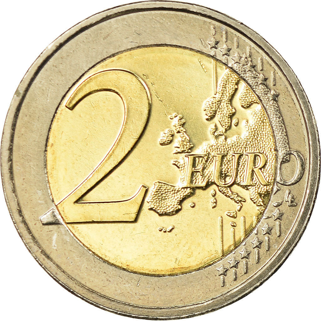 Malta, 2 Euro, EMU, 2009, MS(63), Bi-Metallic