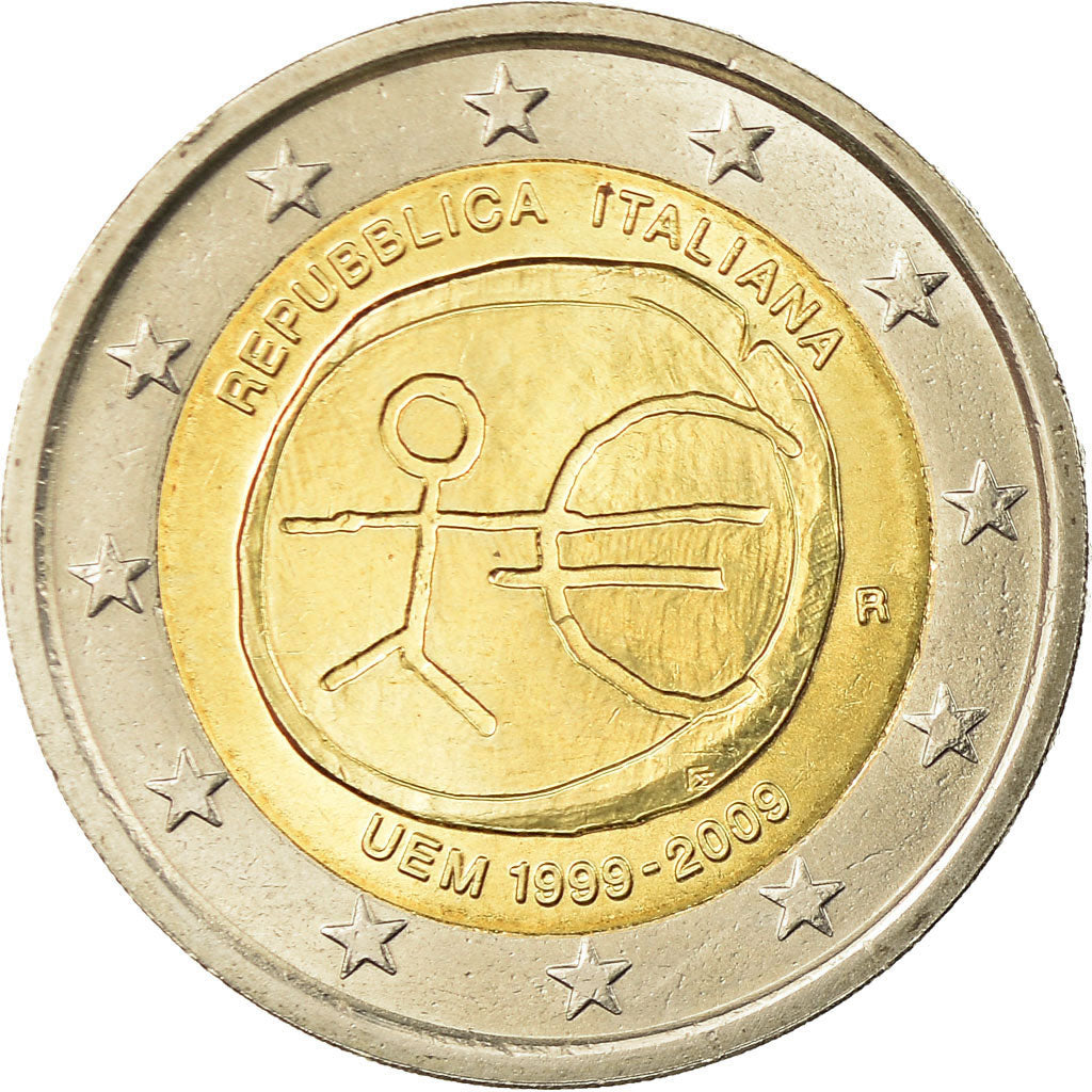 Italien, 2 Euro, EMU, 2009, UNZ, Bi-Metallic