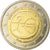 Alemanha, 2 Euro, EMU, 2009, Karlsruhe, MS(63), Bimetálico